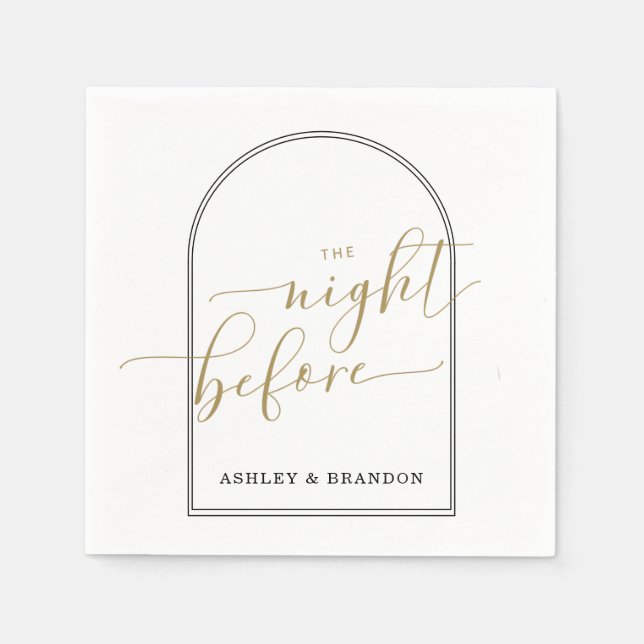 Grundläggande minimiskript natten före blöjor pappersservett (Framsidan)