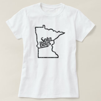 Grundläggande MN skisserar kvinna utslagsplats Tee Shirt