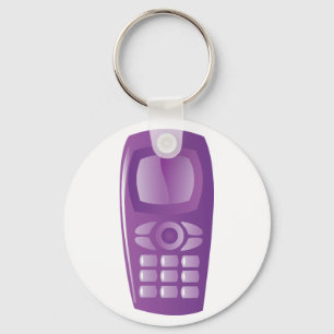 Grundläggande mobiltelefon Keychain Nyckelring