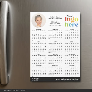 Grundläggande Modern Foto Logotyp 2027 Magnetisk K
