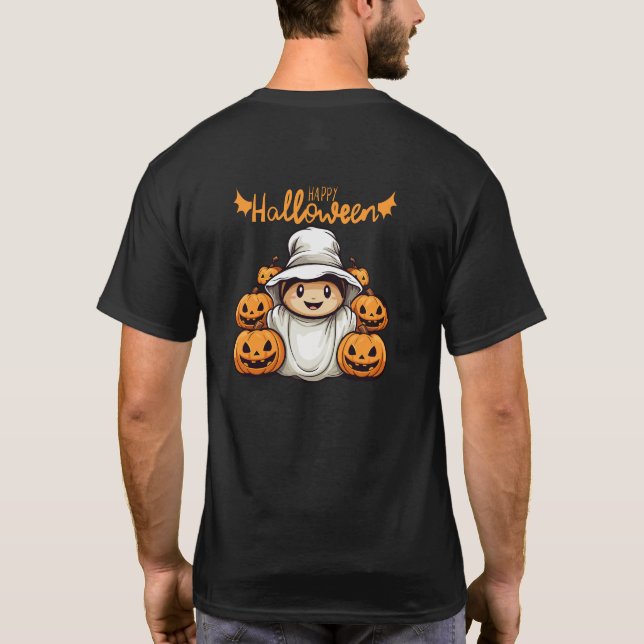 Grundläggande Mörk T-Shirt (Baksida)