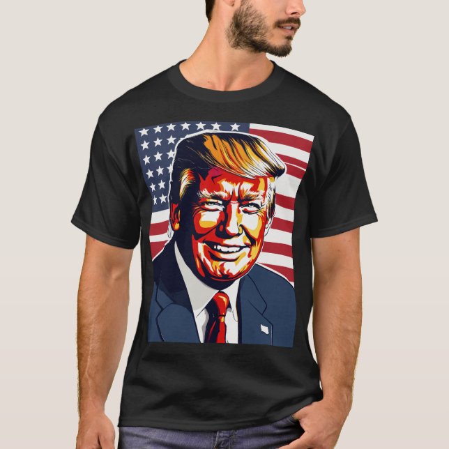 Grundläggande Mörk T-Shirt (Framsida)