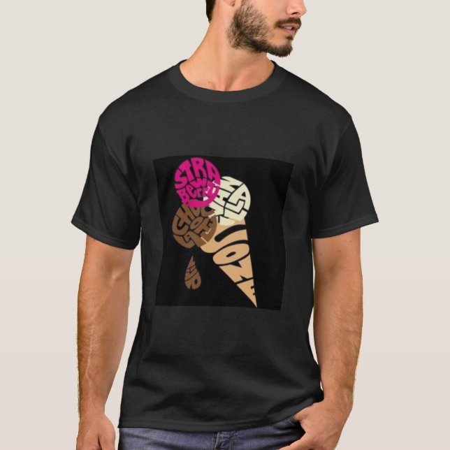 Grundläggande Mörk T-Shirt (Framsida)