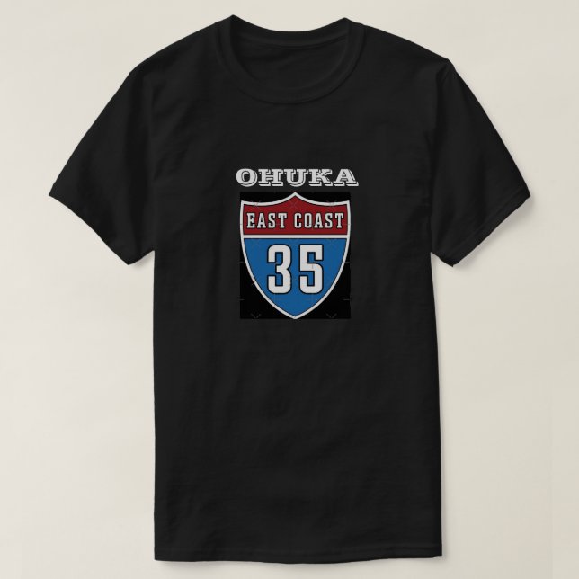 Grundläggande Mörk T-Shirt (Design framsida)