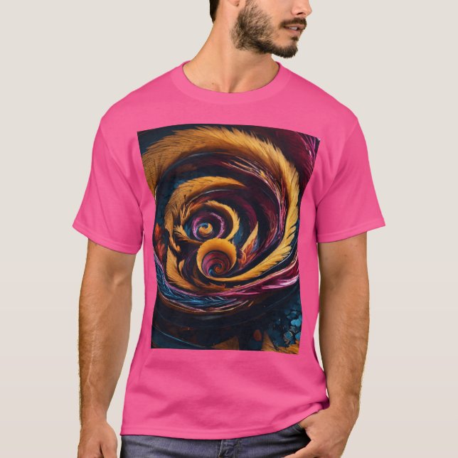 grundläggande mörk t-shirt (Framsida)