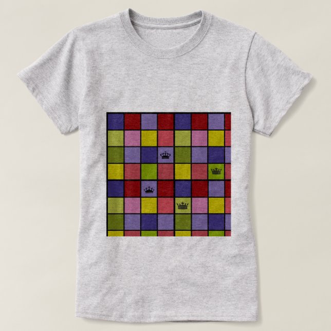 Grundläggande Mörk T-Shirt (Design framsida)