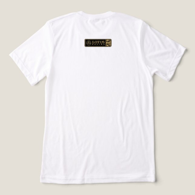 Grundläggande Mörk T-Shirt (Design Baksida)