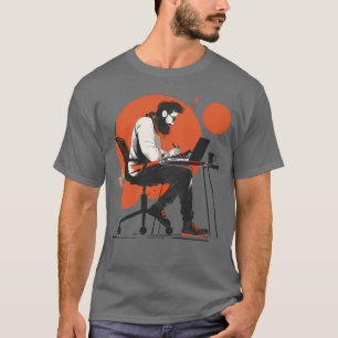 Grundläggande Mörk T-Shirt-utskrift T Shirt