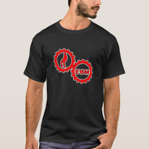 Grundläggande mörk T-tröja "för EBM Logo_3" T Shirt