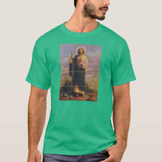 Grundläggande mörk T-tröja, svart SAN-JUDAS Tee Shirt