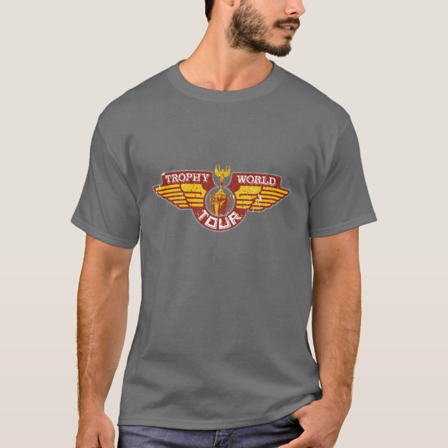 Grundläggande mörk T-tröja (TWT påskyndar T-shirt (Framsida)