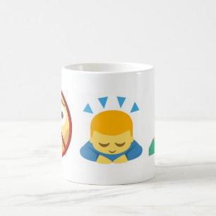 Grundläggande mugg Emoji: Ingen skräck, pilbåge