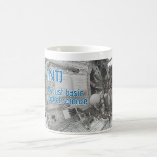 Grundläggande muggen raketvetenskap för INTJ "ä Kaffemugg
