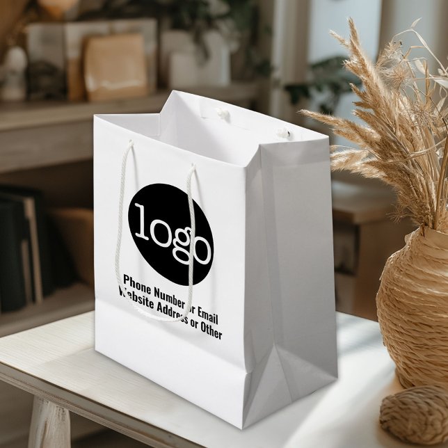 Grundläggande Office Business Logotyp Text KAN RED (Custom Gift Bag)