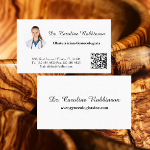 Grundläggande om doktor QR-kod för minimal anpassn Visitkort