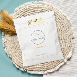 Grundläggande orange med papper logotyp för affärs