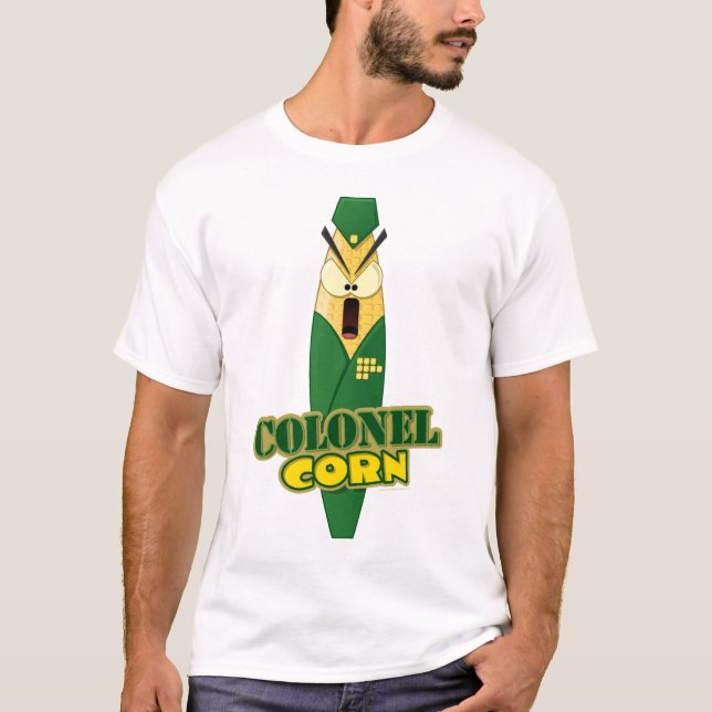 Grundläggande "överstemaj" T-tröja Tee Shirt (Framsida)