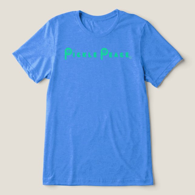Grundläggande Pickle Peace T Shirt (Design Framsida)