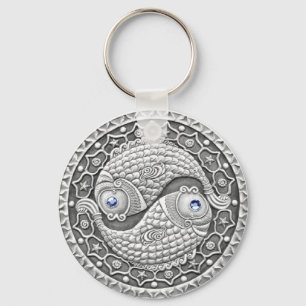 Grundläggande Pisces knäppas nyckelringen Nyckelring