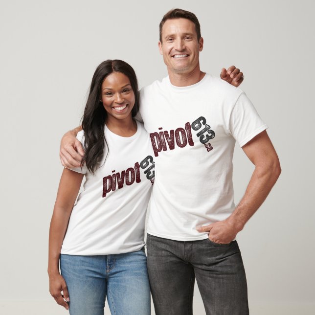 grundläggande pivottskjorta 613 - logotyp för Mörk Tee (Unisex)