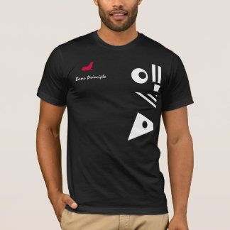 Grundläggande principutslagsplats t-shirt