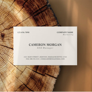 Grundläggande Professionell Visitkort