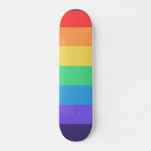 Grundläggande regnbåge mini skateboard bräda 18,5 cm