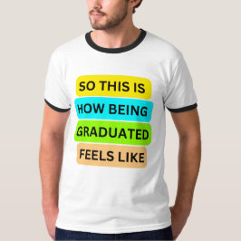 Grundläggande Ringer T-Shirt-vit och svart SO_DENI T Shirt