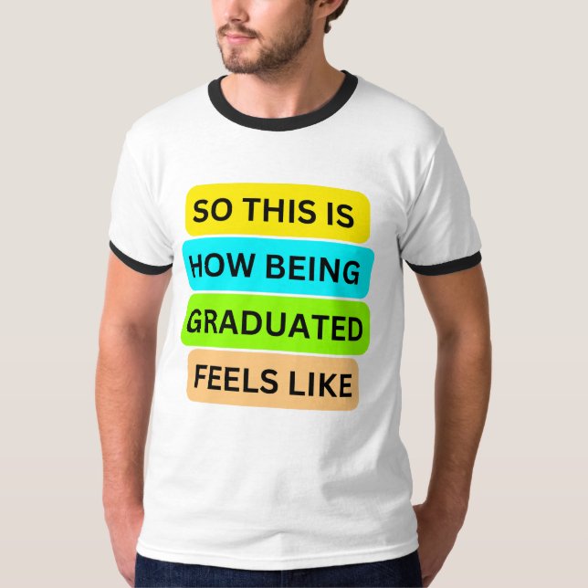 Grundläggande Ringer T-Shirt-vit och svart SO_DENI T Shirt (Framsida)