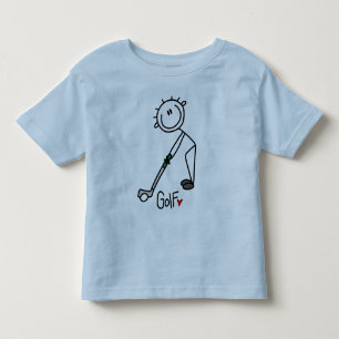 Grundläggande stick figurGolfT-tröja och gåvor T-shirt