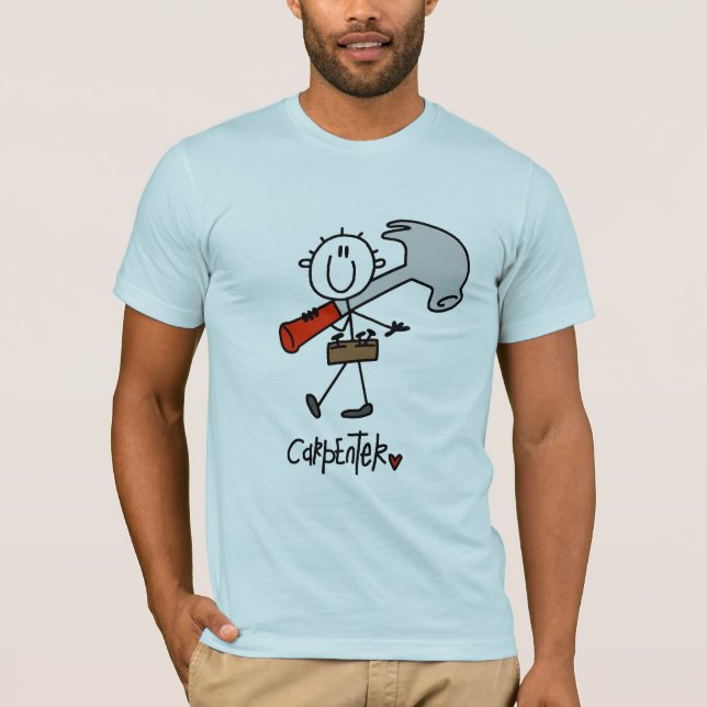 Grundläggande stick figursnickareTshirts och gåvor T-shirt (Framsida)