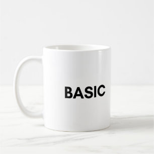 grundläggande svart kaffemugg