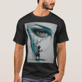 Grundläggande svart t-shirt