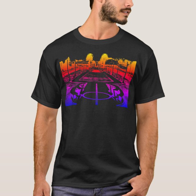 Grundläggande svart t-shirt (Framsida)