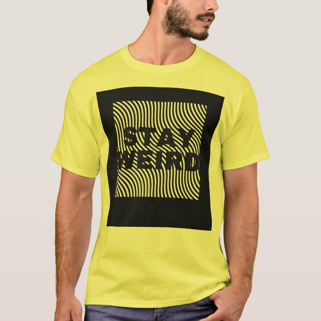 Grundläggande svart t-shirt (Framsida)