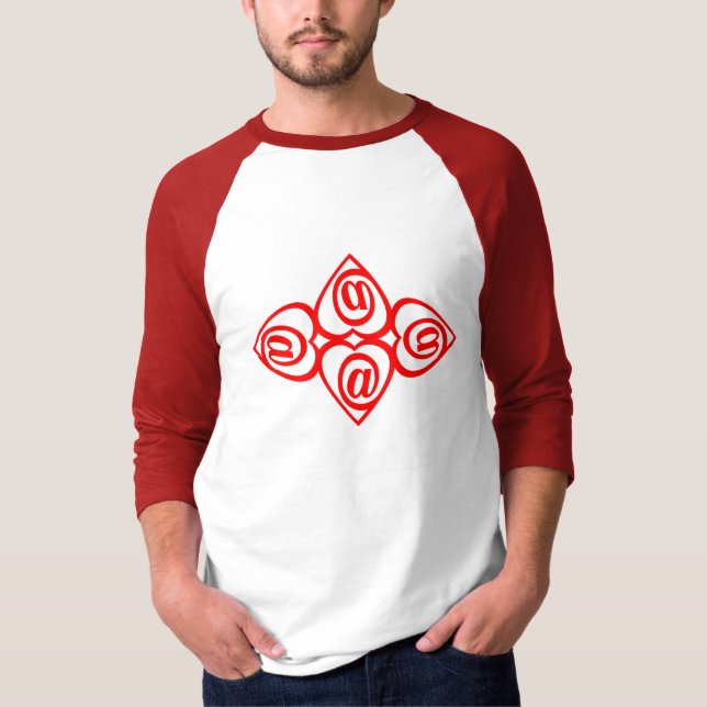 Grundläggande Svart T-Shirt Mall (Framsida)