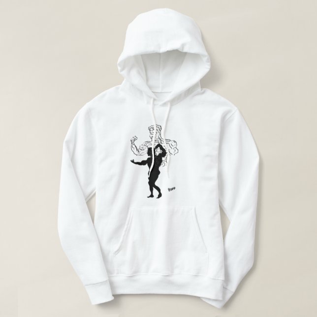 Grundläggande svetsskjorta: Kroppsbyggare Hoodie (Design framsida)