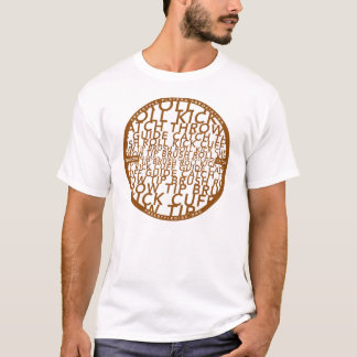 Grundläggande T bruntdesign för ordlista (2009) - Tee Shirt