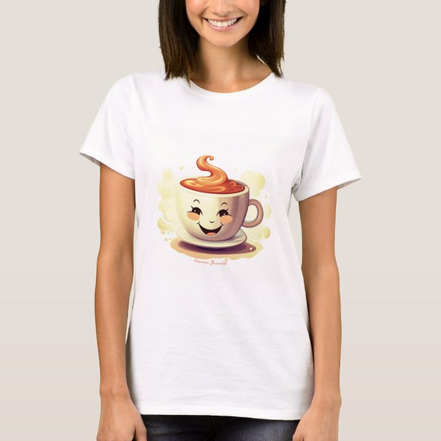 Grundläggande T-shirt för kvinnor  (Framsida)