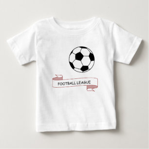 Grundläggande t-shirt för spädbarns fotbollsliga 