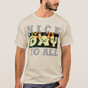 Grundläggande T-Shirt-mall har en trevlig dag för T-shirt