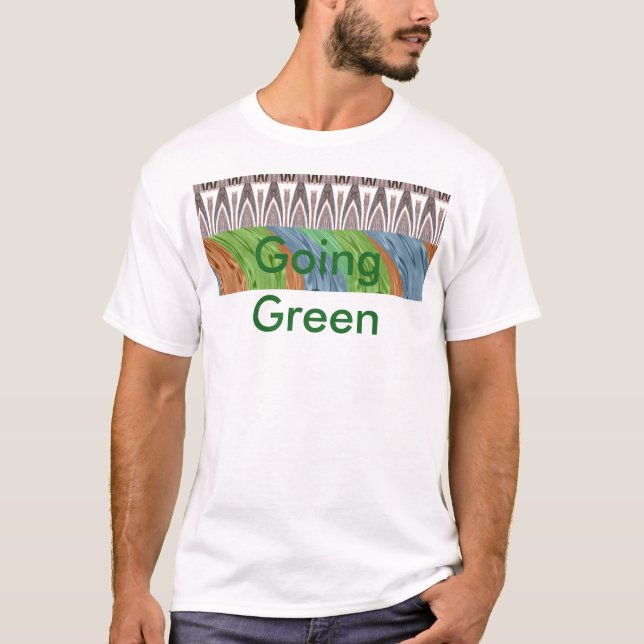 Grundläggande T-Shirt-mall T-shirt (Framsida)