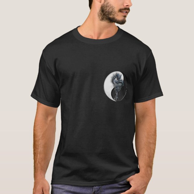 Grundläggande T skjorta Yin Yang för kinesisk T Shirt (Framsida)
