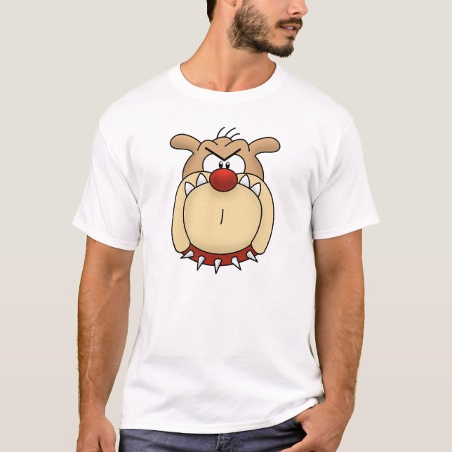 Grundläggande T-tröja för bulldogg T-shirt (Framsida)