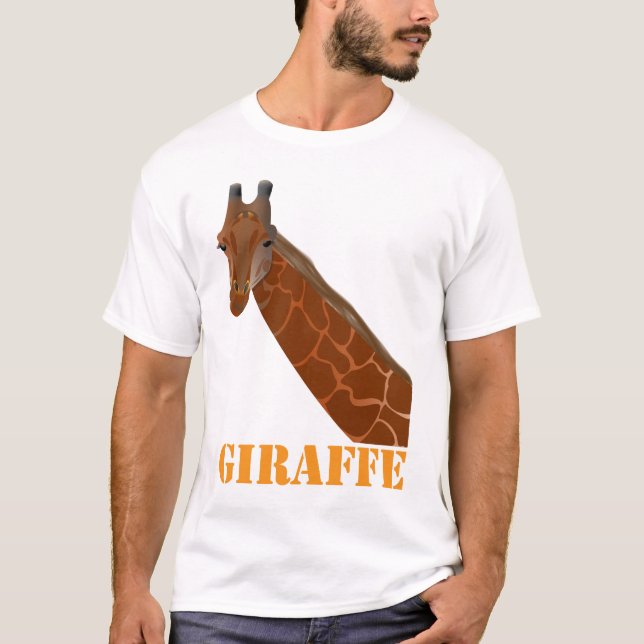 Grundläggande T-tröja för giraff Tee Shirt (Framsida)
