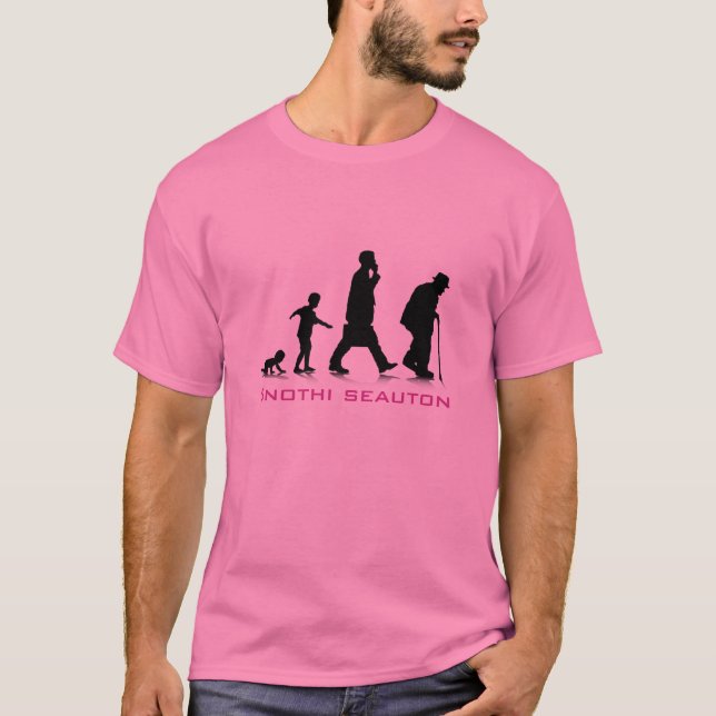 Grundläggande T-tröja "för Gnothi seauton" T Shirt (Framsida)