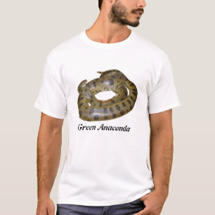 Grundläggande T-tröja för grön Anaconda Tee