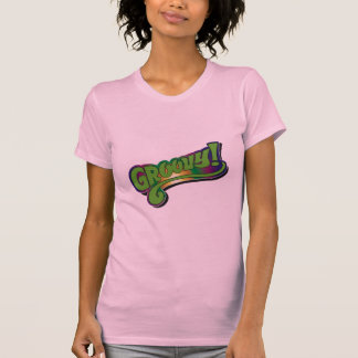 Grundläggande T-tröja för Groovy damer T-shirt