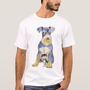 Grundläggande T-tröja för Schnauzer Tröja