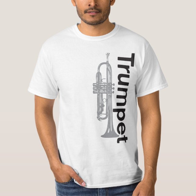Grundläggande T-tröja för trumpet T-shirt (Framsida)